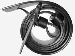 Black Leather Sling